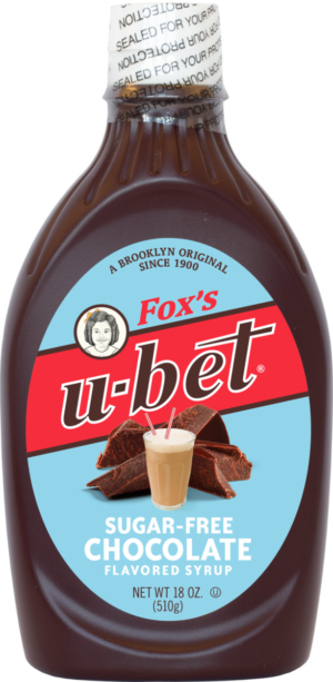 Fox's U-Bet Sugar Free Chocolate Flavored Syrup 18oz 6ct